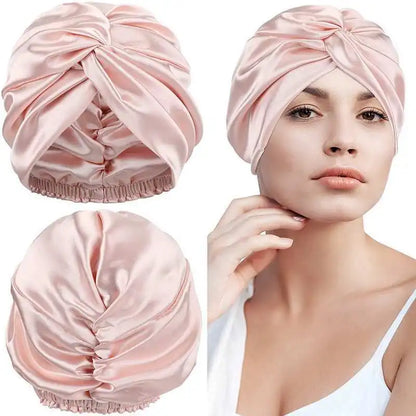 Bonnet en Soie pour Nuit Douce