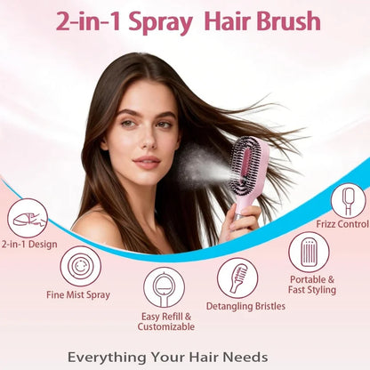 Brosse Magique Spray et Démêlage