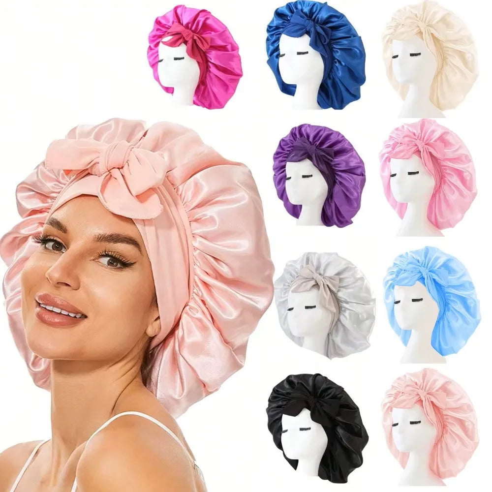 Bonnet de Nuit en Satin Confortable