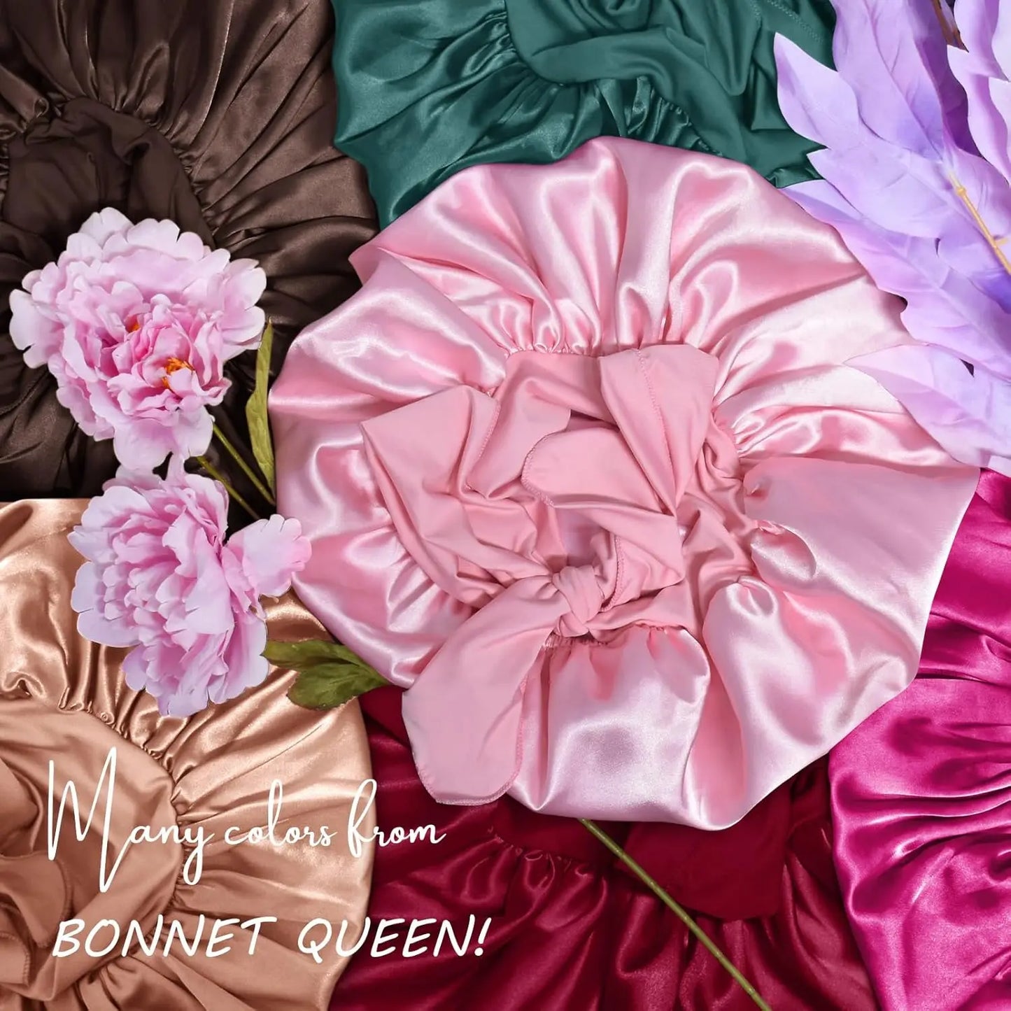 Bonnet de Nuit en Satin Confortable