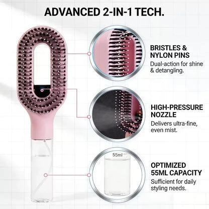 Brosse Magique Spray et Démêlage